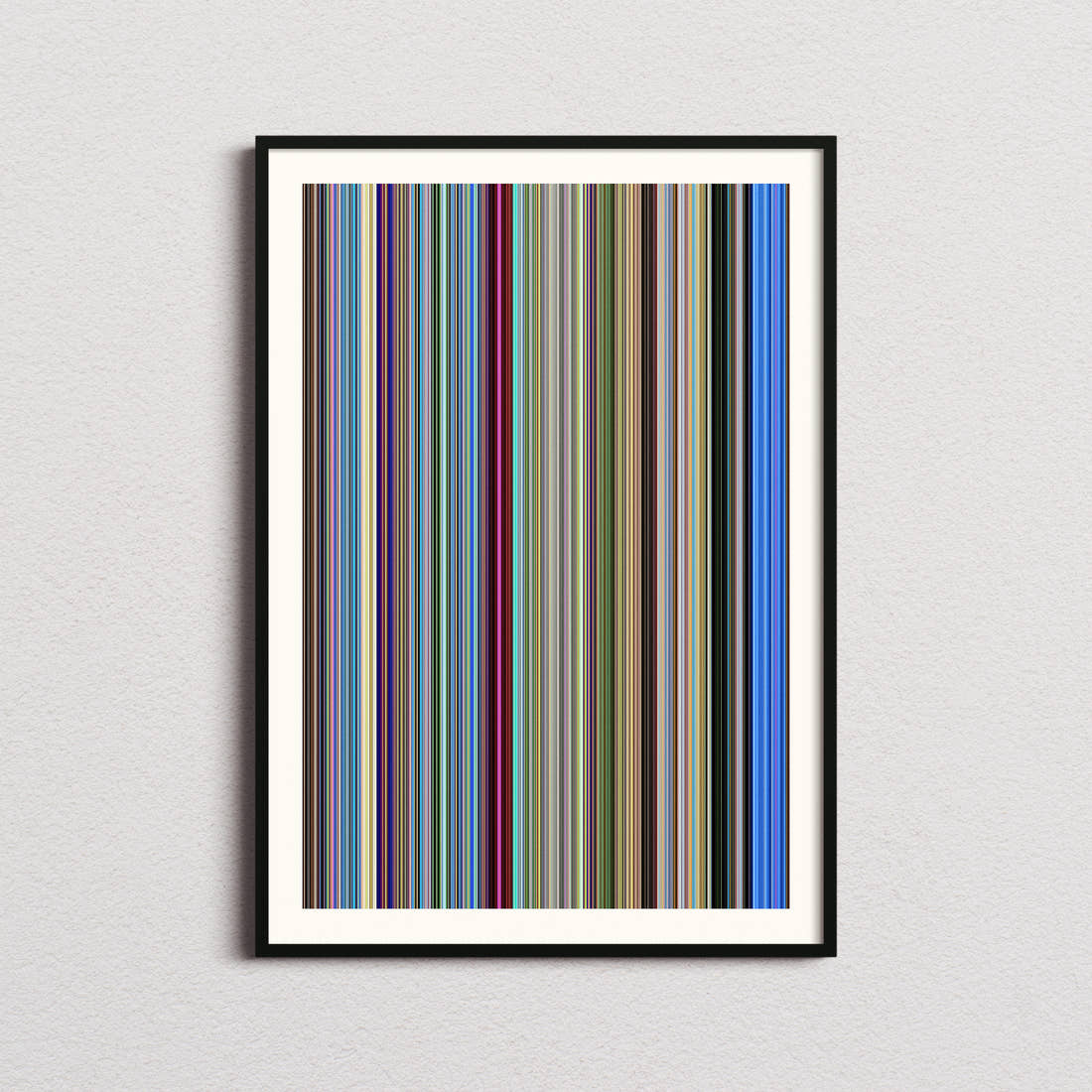 The SpongeBob SquarePants Movie Barcode Poster - Barcode Only