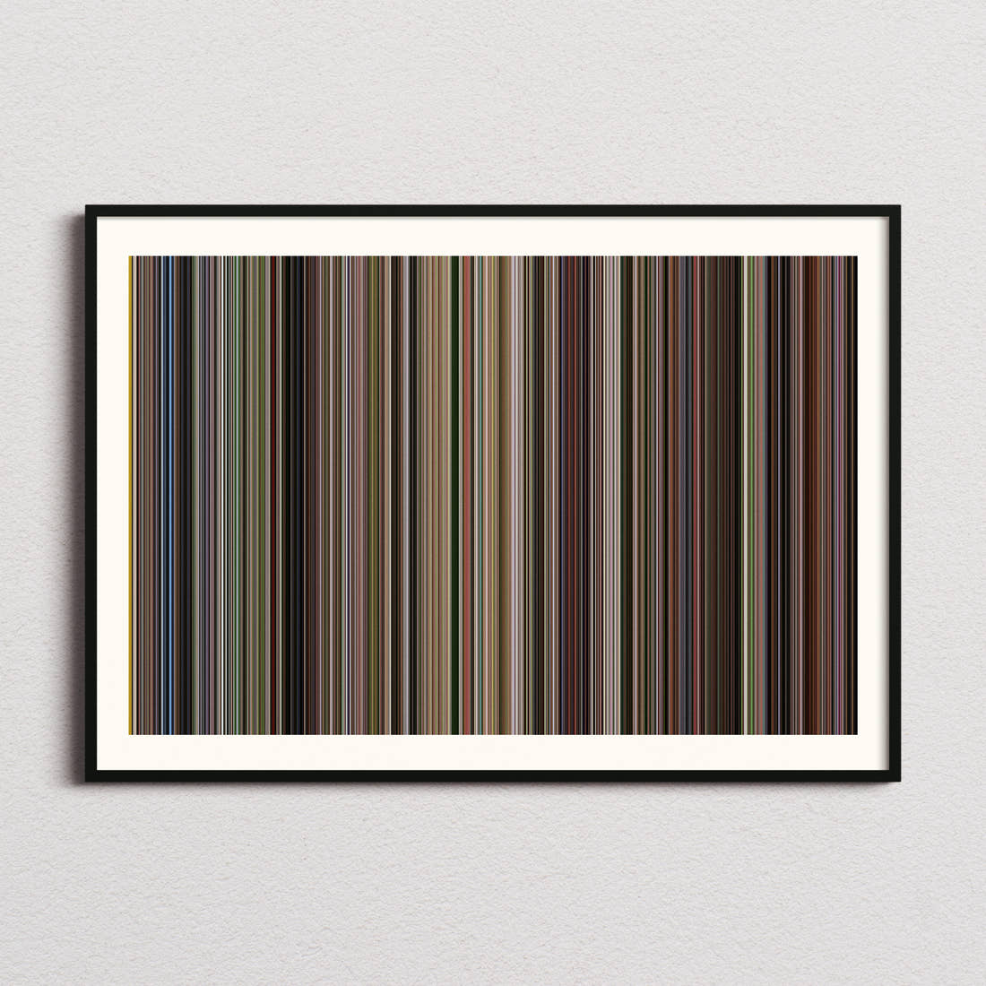 The Station Agent Movie Barcode Poster - Barcode Only