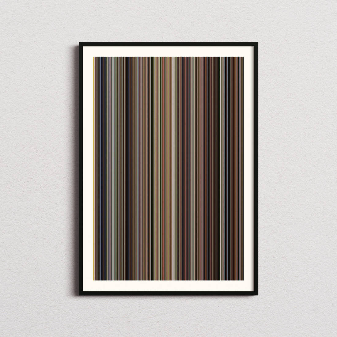 The Station Agent Movie Barcode Poster - Barcode Only