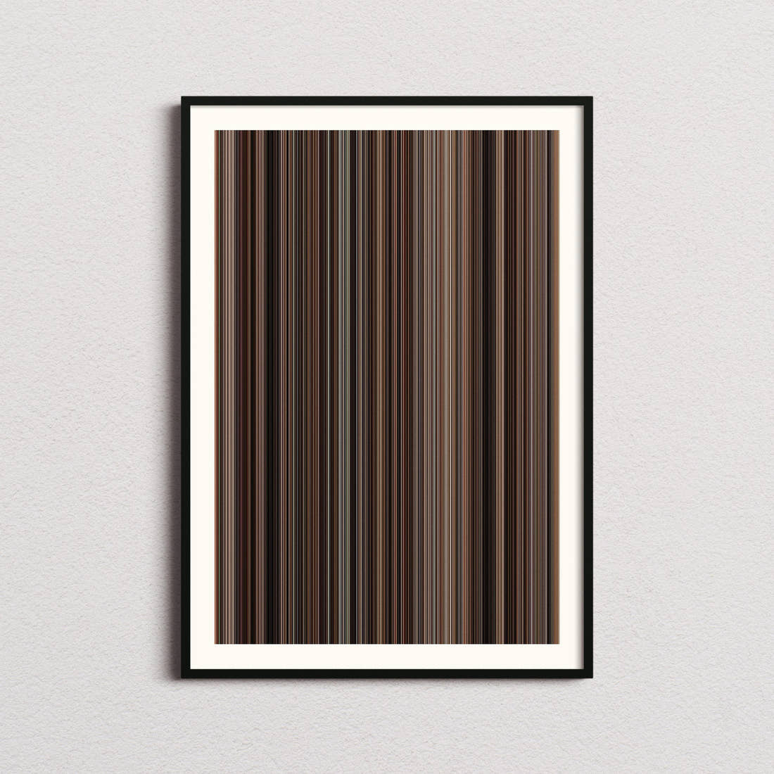 The Sting Movie Barcode Poster - Barcode Only