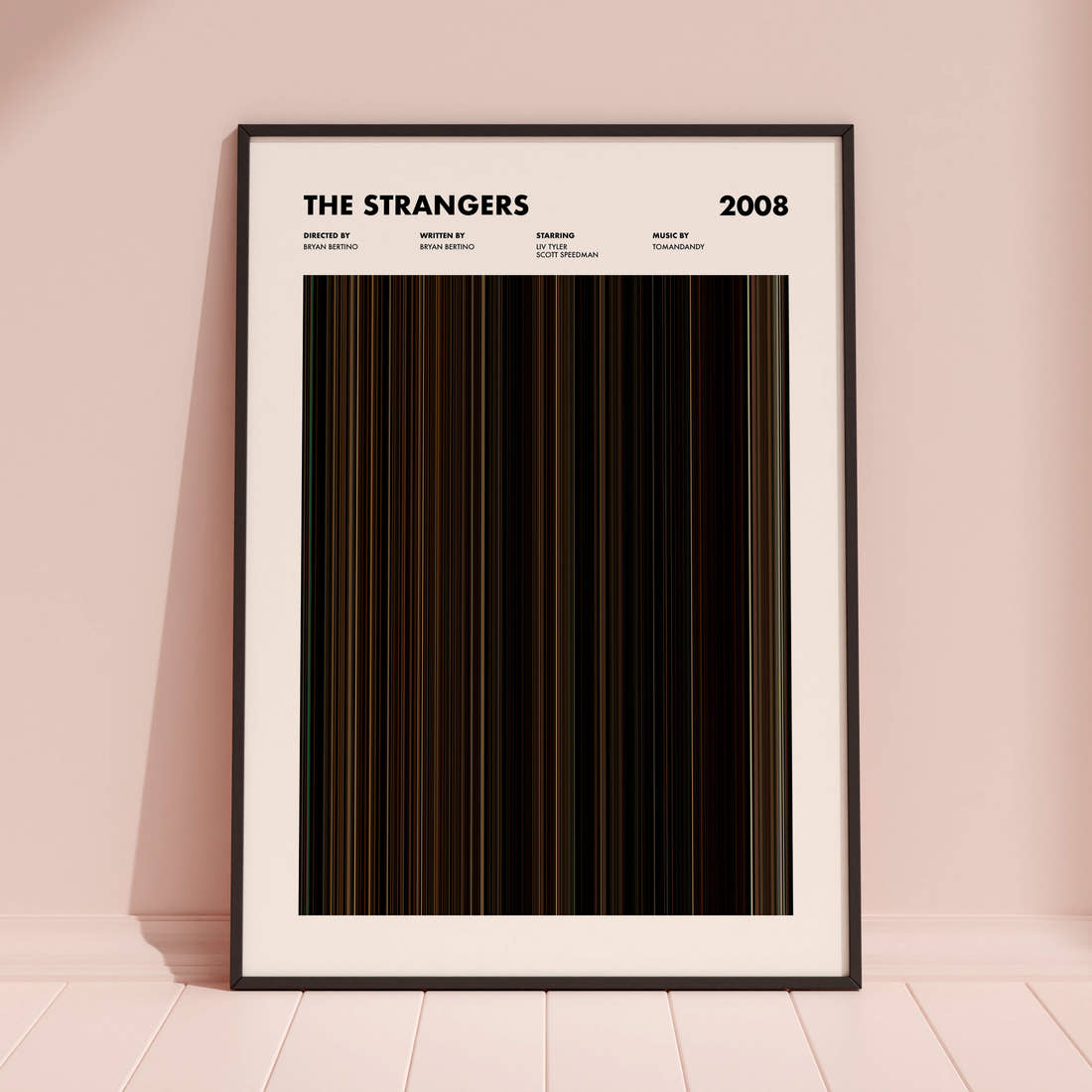 The Strangers Movie Barcode Poster