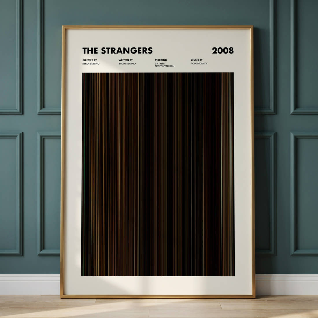 The Strangers Movie Barcode Poster