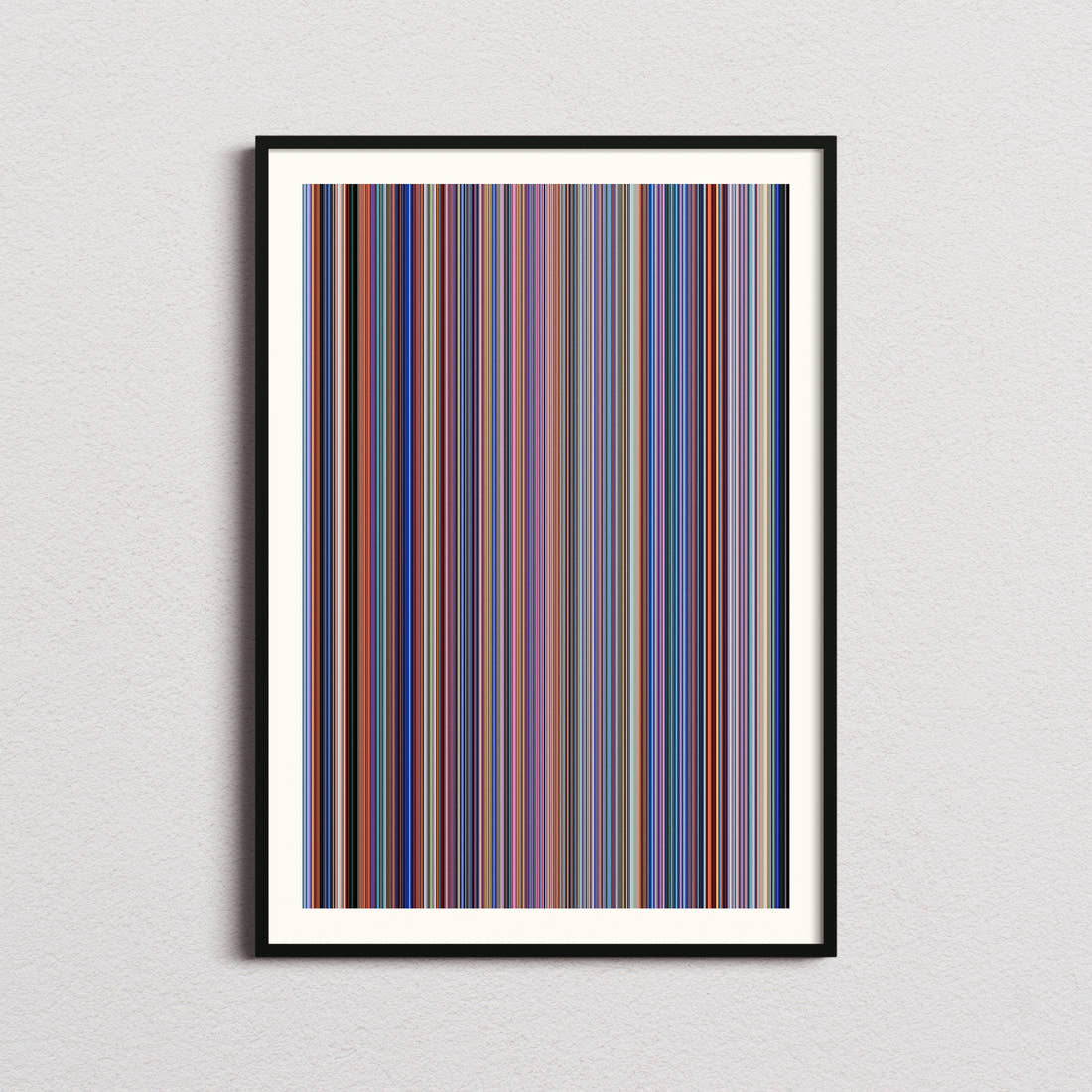 The Super Mario Galaxy Movie Barcode Poster - Barcode Only