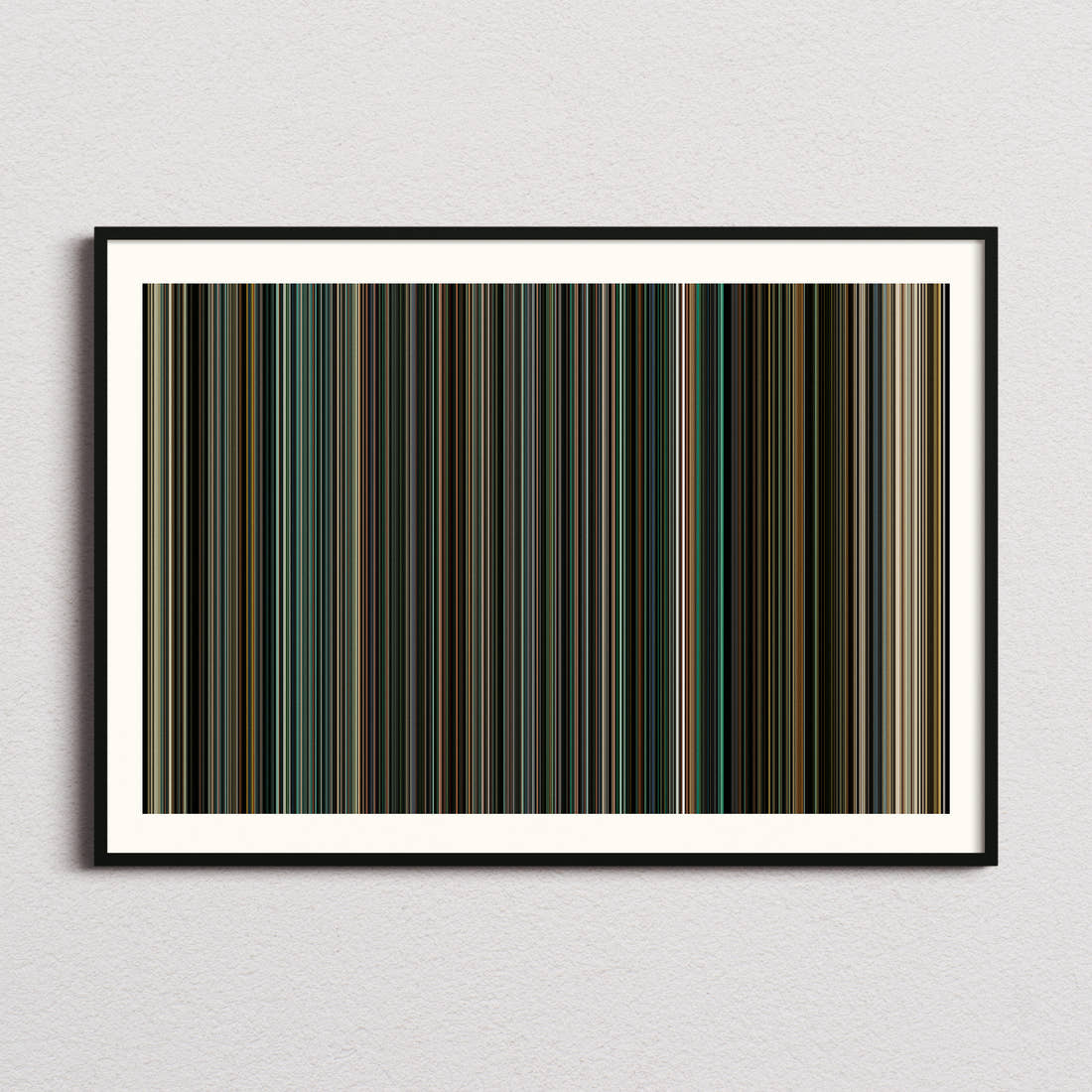 The Taking of Pelham 123 Movie Barcode Poster - Barcode Only