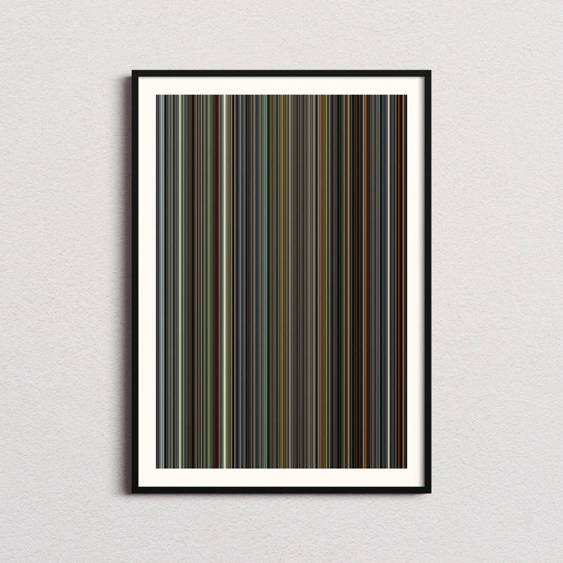 The Terminal Movie Barcode Poster - Barcode Only