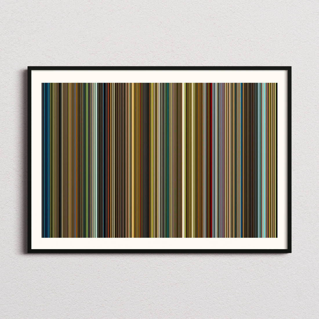 The Theory of Everything Movie Barcode Poster - Barcode Only
