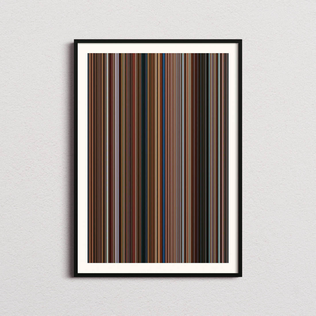 The Transporter Movie Barcode Poster - Barcode Only