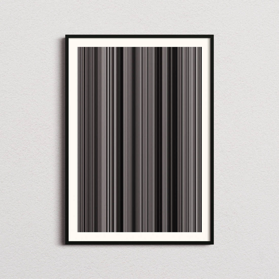 The Treasure of the Sierra Madre Movie Barcode Poster - Barcode Only
