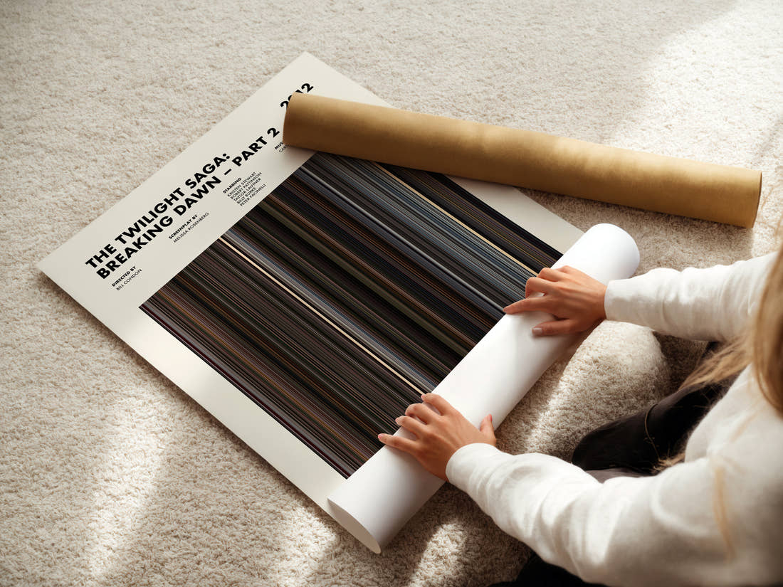 The Twilight Saga: Breaking Dawn – Part 2 Movie Barcode Poster