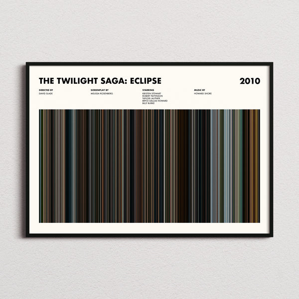 The Twilight Saga: Eclipse Movie Barcode Poster