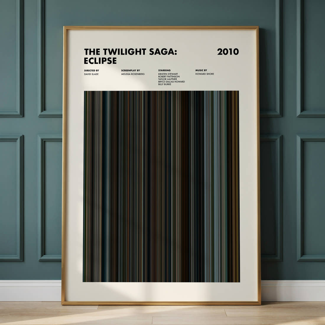 The Twilight Saga: Eclipse Movie Barcode Poster