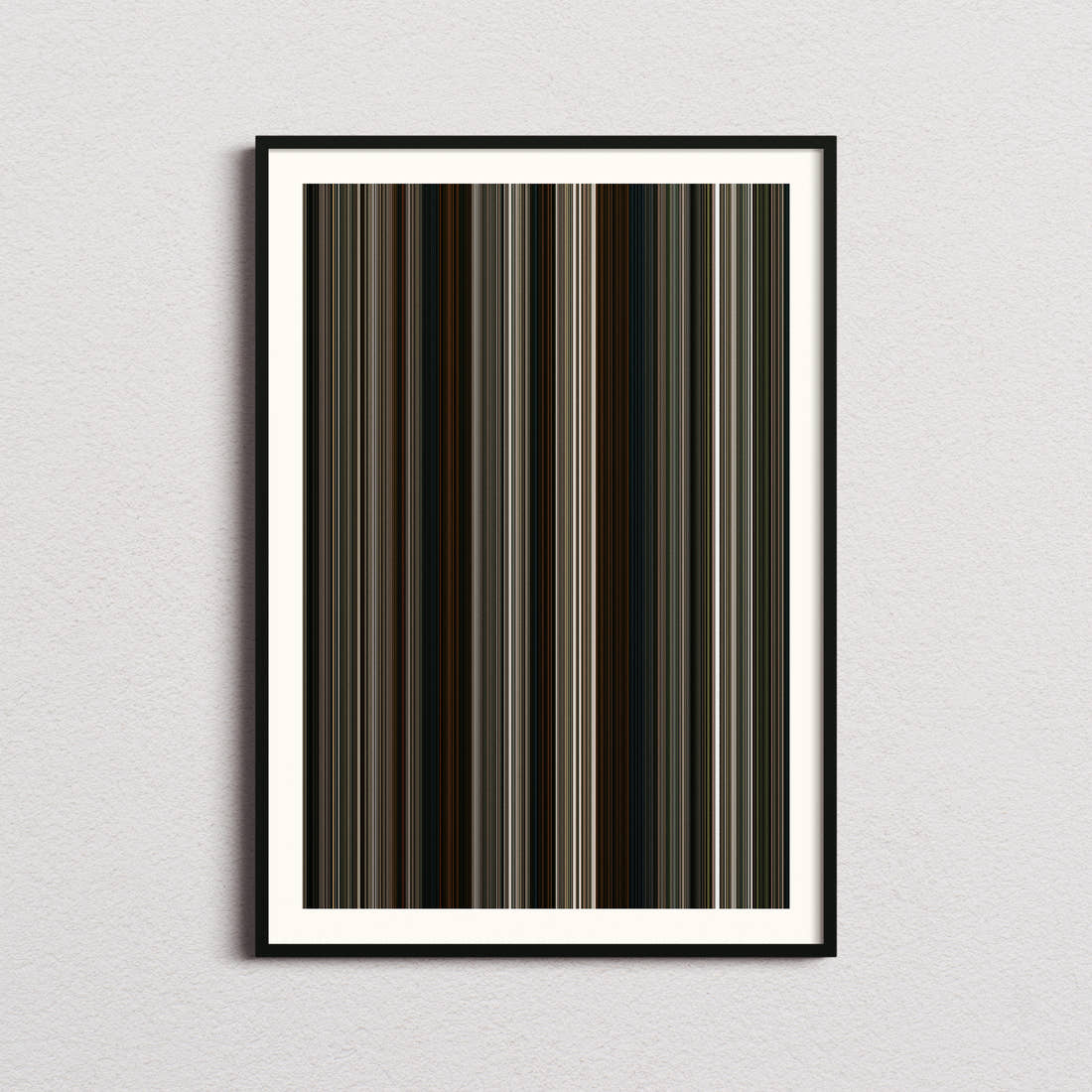 The Uprising Movie Barcode Poster - Barcode Only