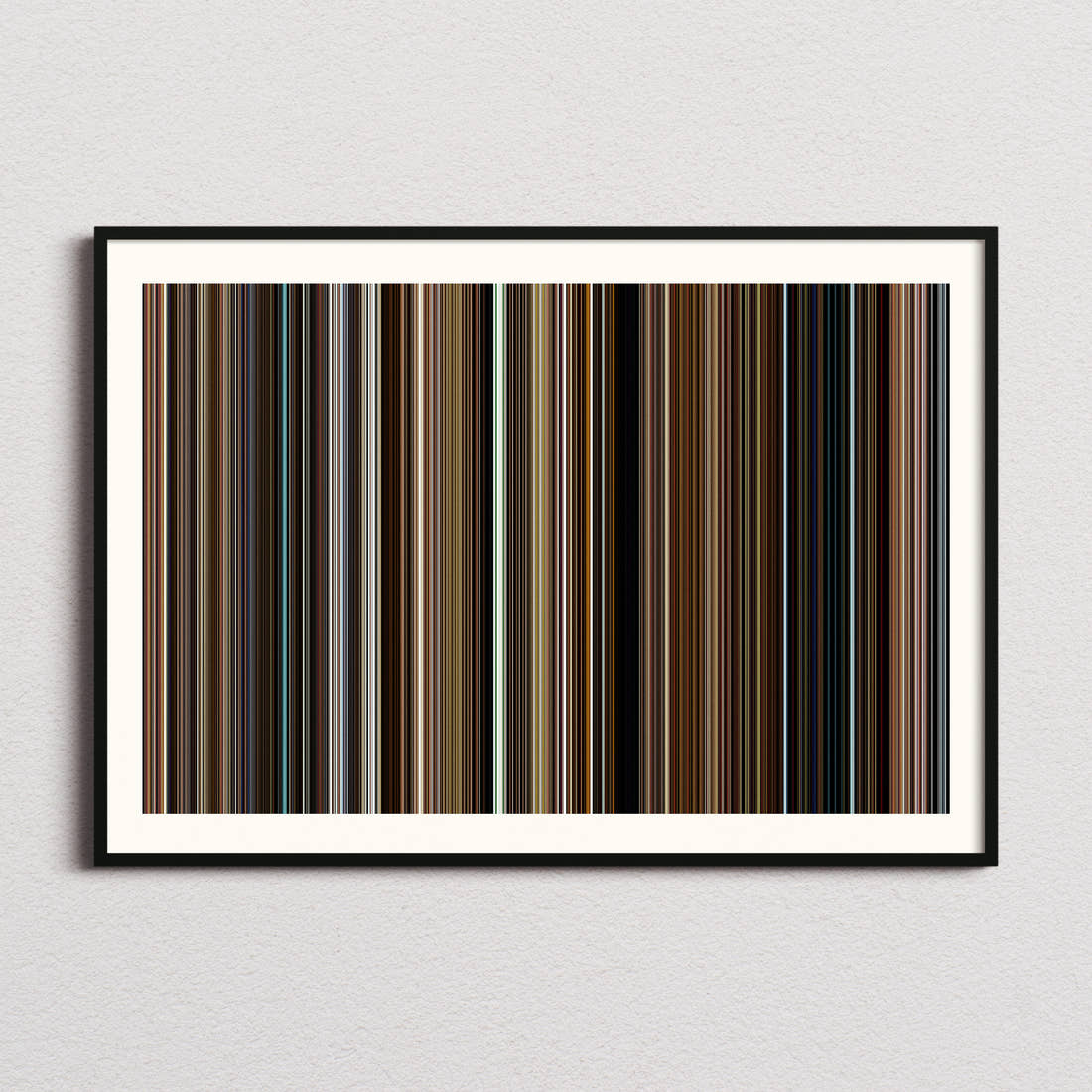 The Visit Movie Barcode Poster - Barcode Only