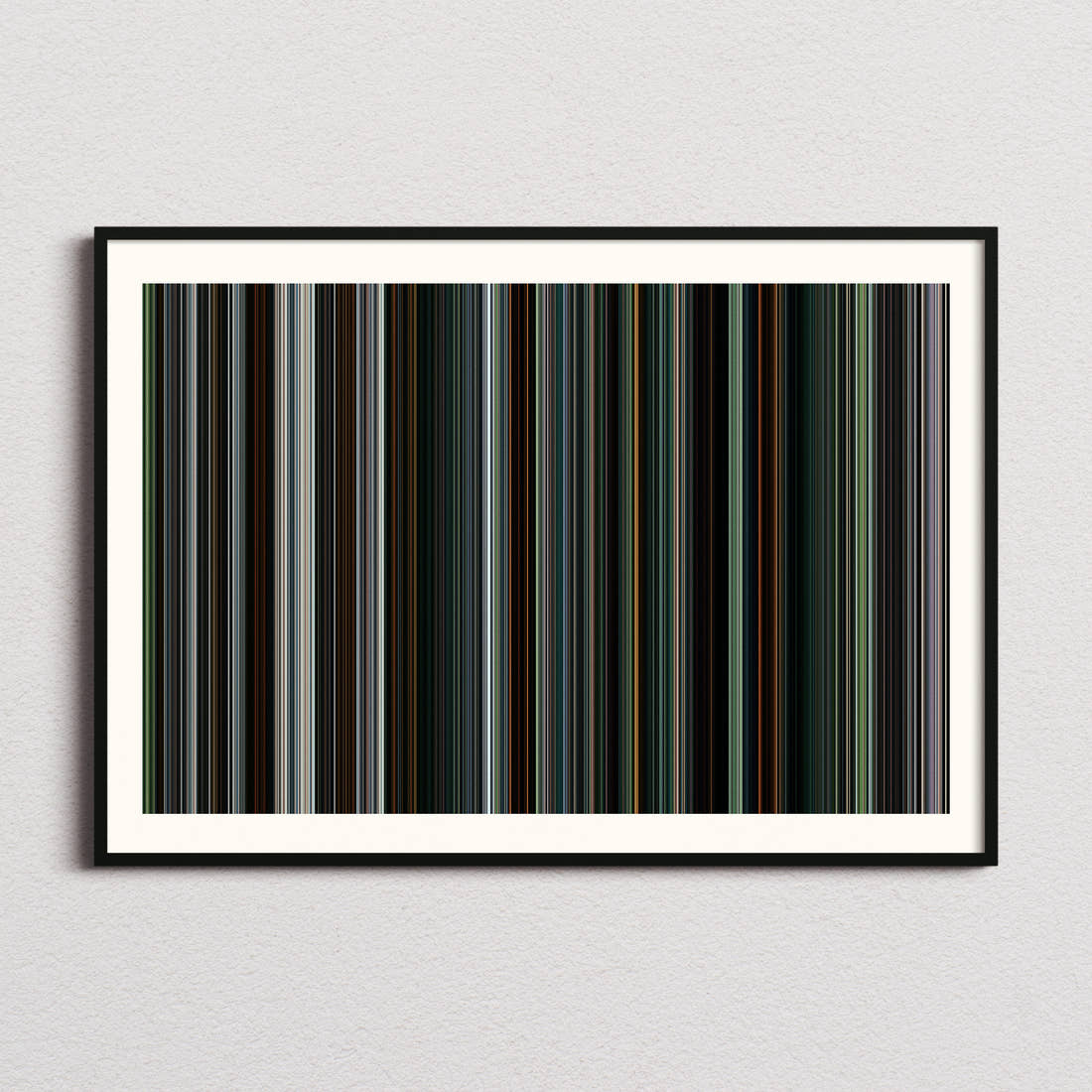 The Weight Movie Barcode Poster - Barcode Only