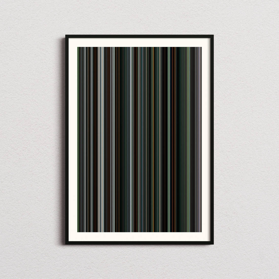 The Weight Movie Barcode Poster - Barcode Only