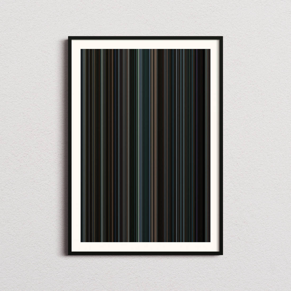 The Whisper Man Movie Barcode Poster - Barcode Only