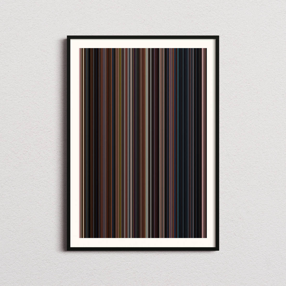 The Wolverine Movie Barcode Poster - Barcode Only