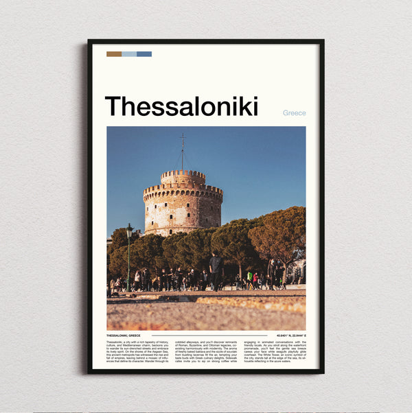 Thessaloniki - White Tower - Travel Print