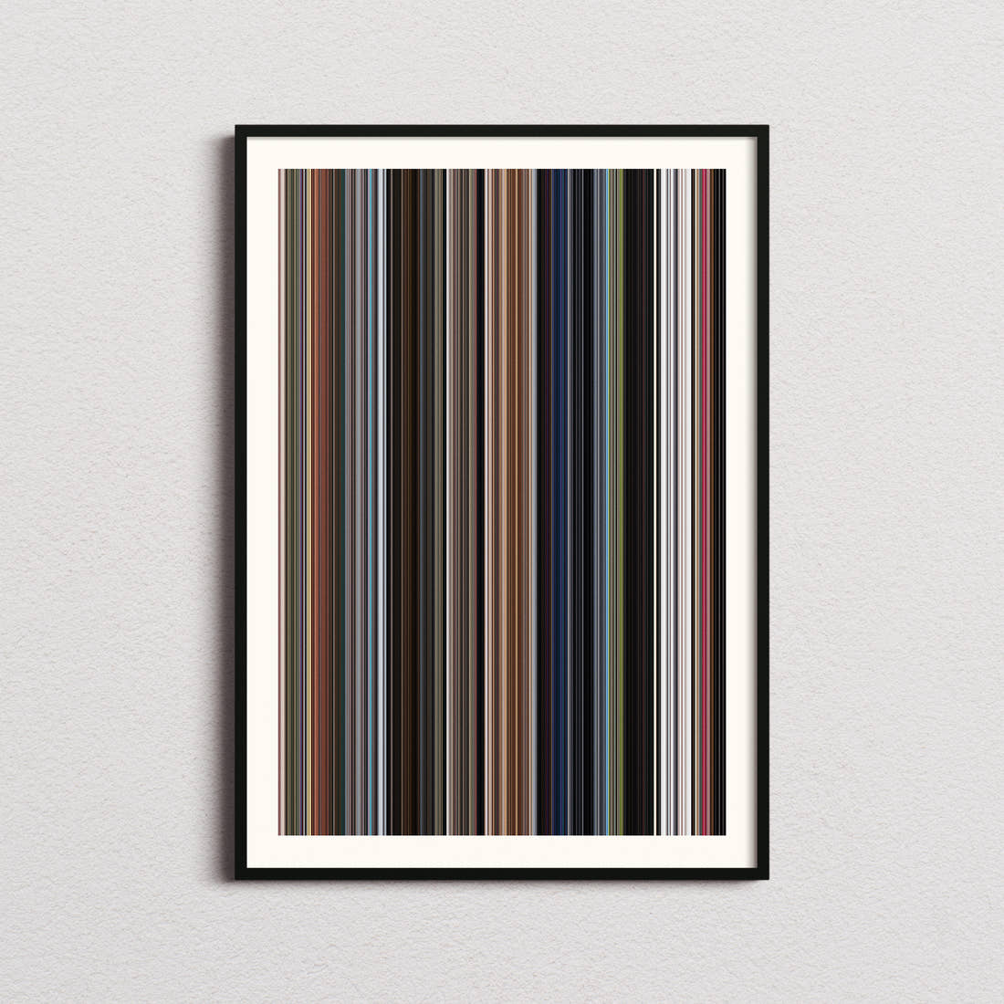 Thor: Love and Thunder Movie Barcode Poster - Barcode Only