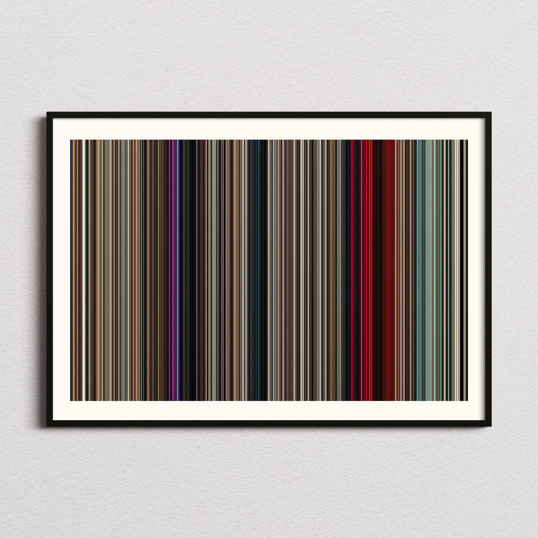 Three Day Millionaire Movie Barcode Poster - Barcode Only