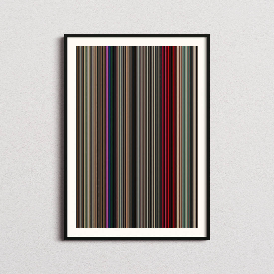 Three Day Millionaire Movie Barcode Poster - Barcode Only