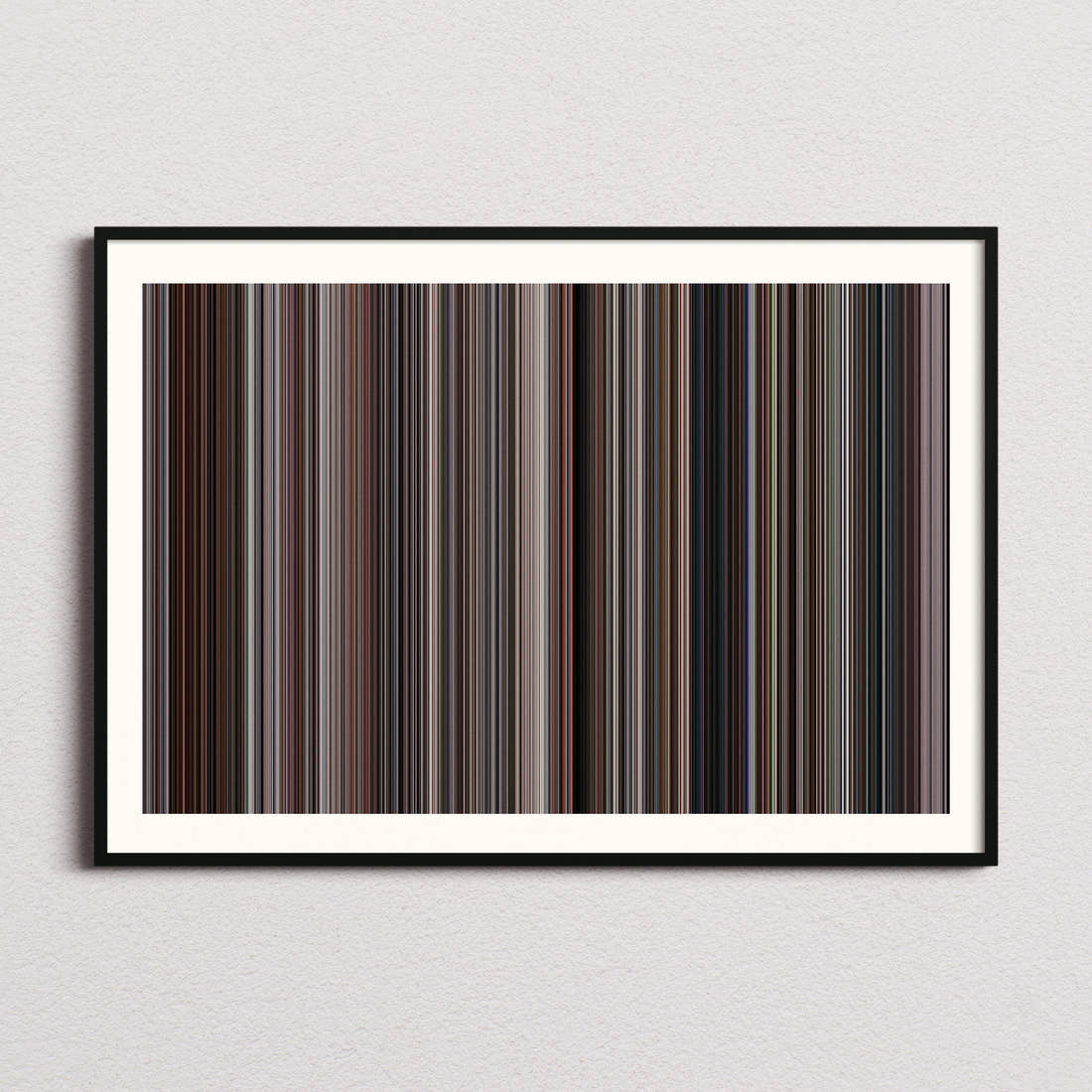 Three Men and a Baby Movie Barcode Poster - Barcode Only