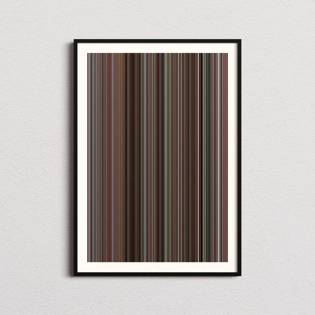 Three Men and a Little Lady Movie Barcode Poster - Barcode Only