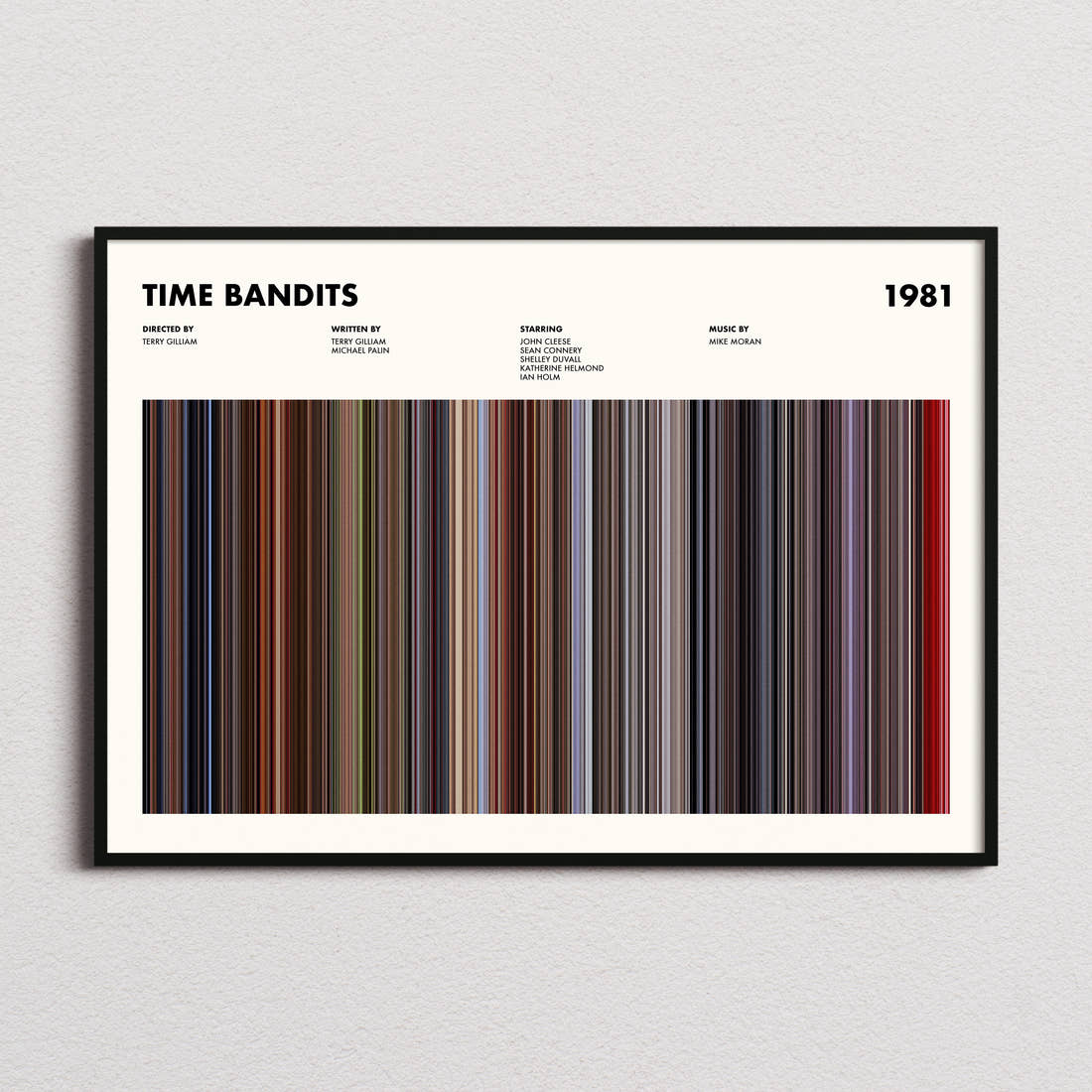 Time Bandits Movie Barcode Poster