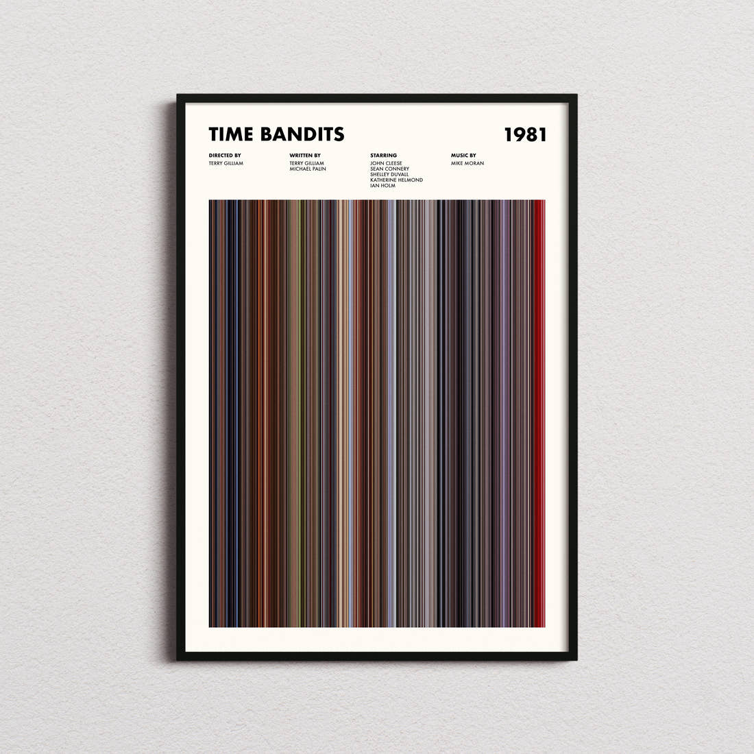 Time Bandits Movie Barcode Poster