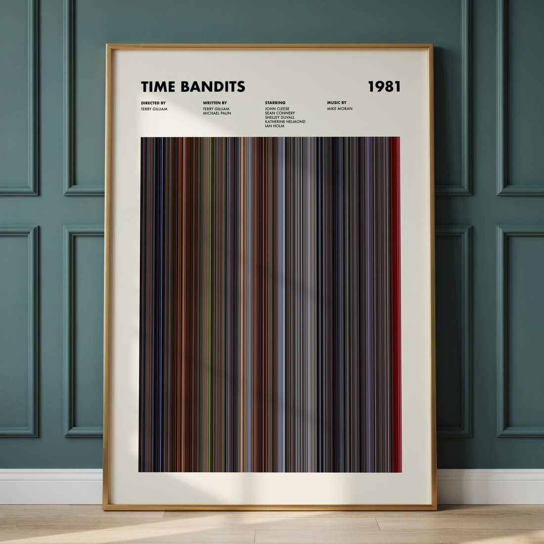 Time Bandits Movie Barcode Poster