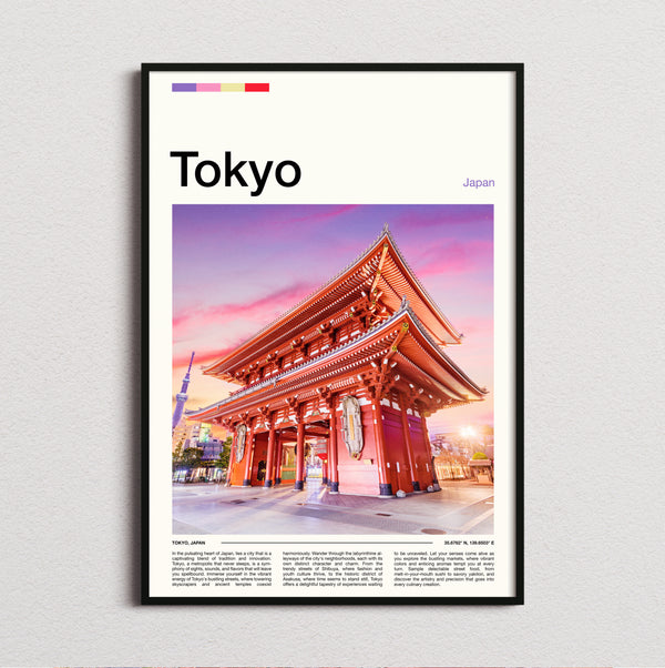 Tokyo - Red Temple Gate - Travel Print