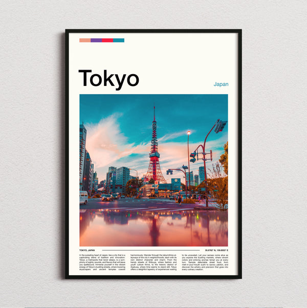 Tokyo - Tokyo Tower - Travel Print