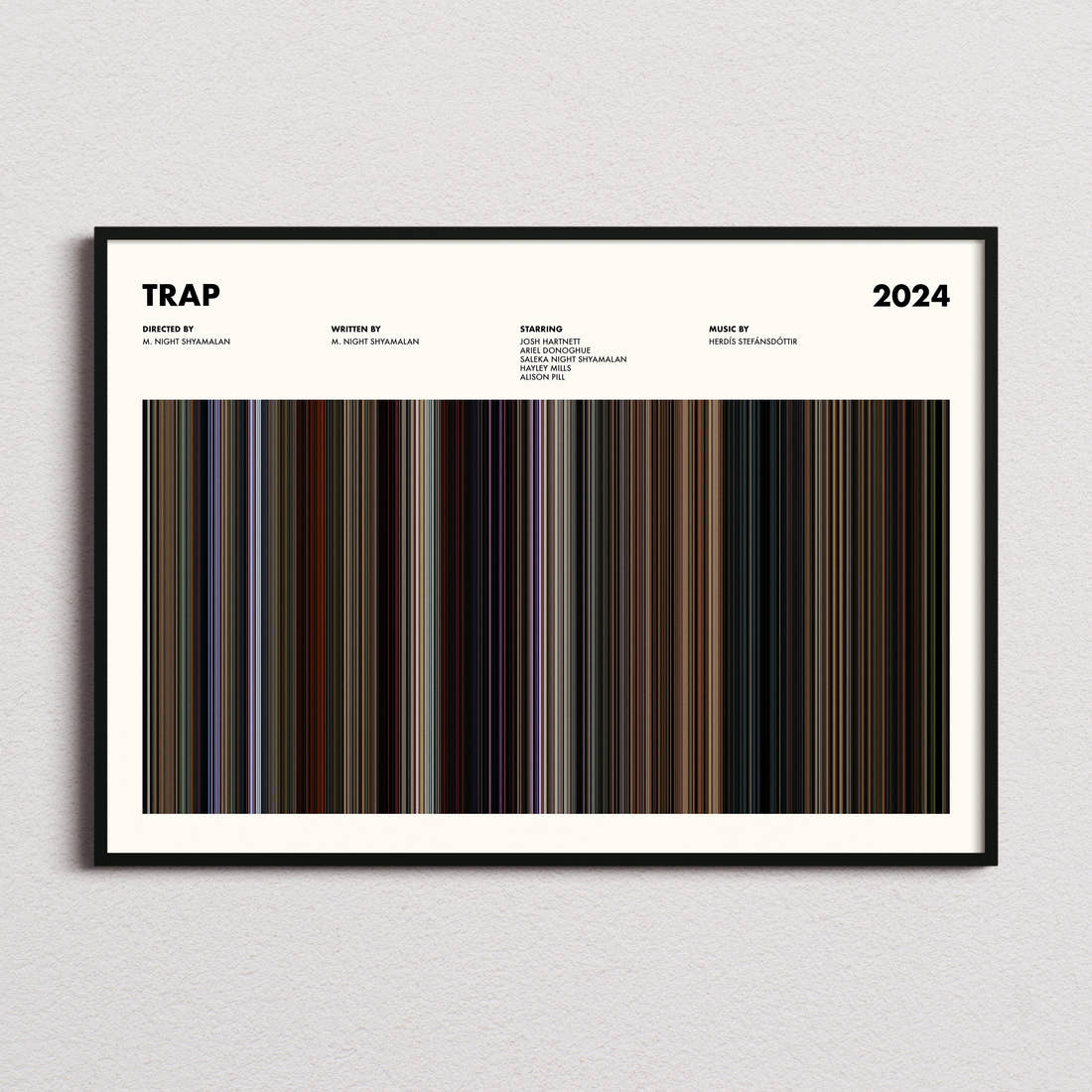Trap Movie Barcode Poster