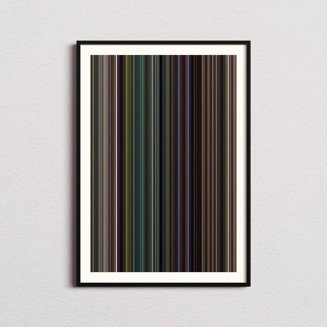 Tropic Thunder Movie Barcode Poster - Barcode Only