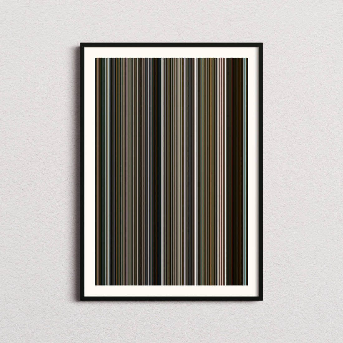 Truly Naked Movie Barcode Poster - Barcode Only