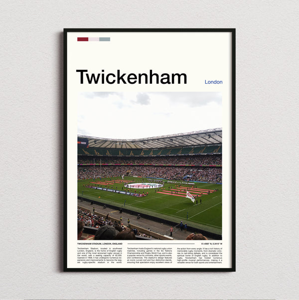 Twickenham Stadium Print