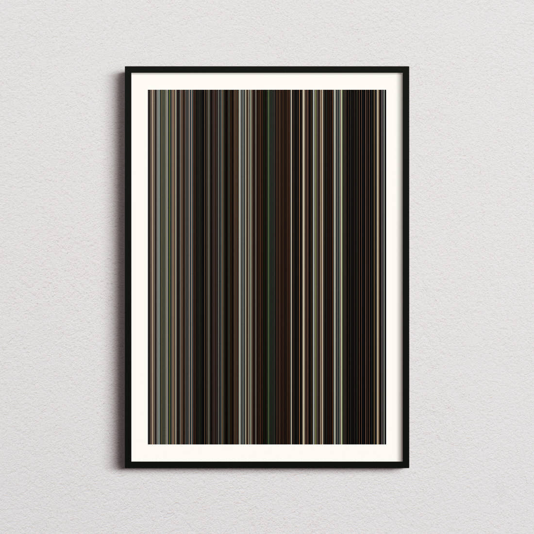 Unabomber Movie Barcode Poster - Barcode Only