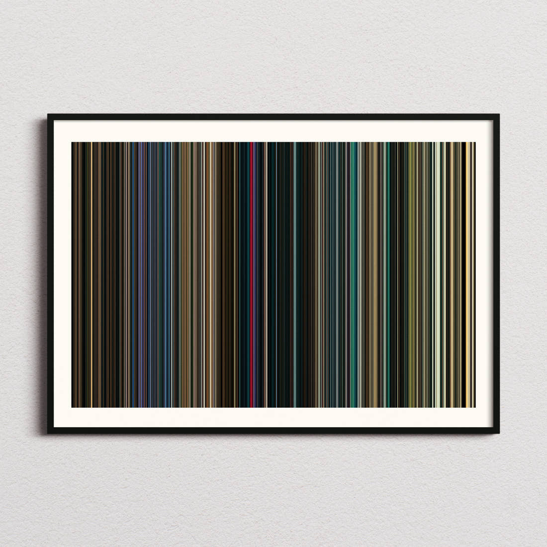 Uncharted Movie Barcode Poster - Barcode Only