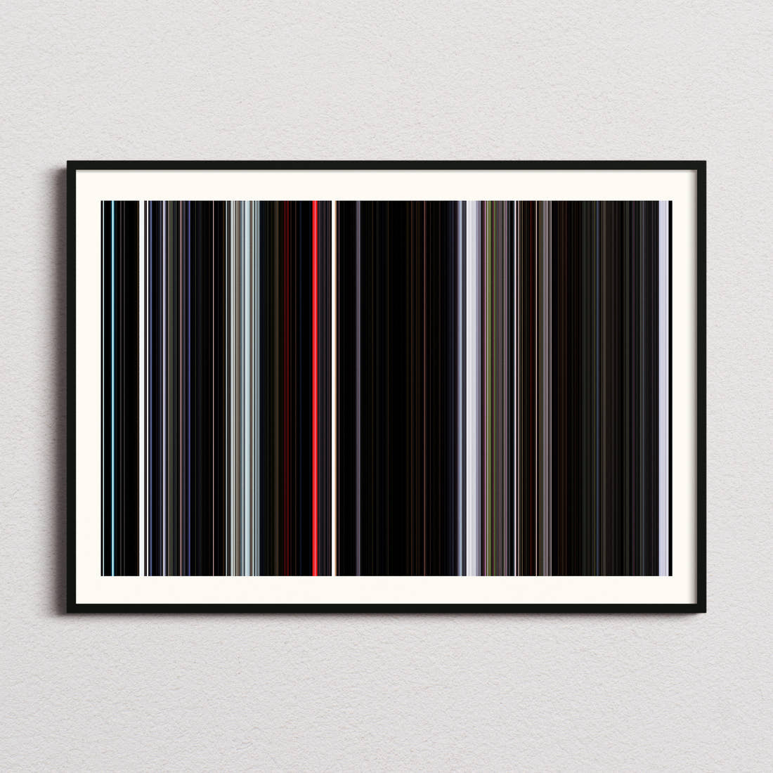 Under the Skin Movie Barcode Poster - Barcode Only