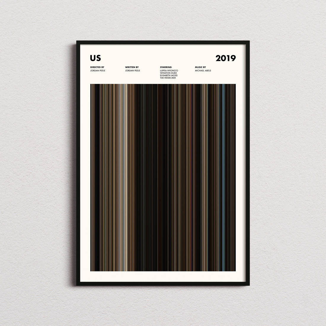 Us Movie Barcode Poster