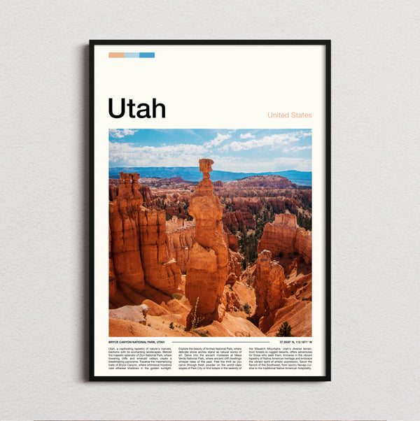 Utah - Thors Hammer - Travel Print