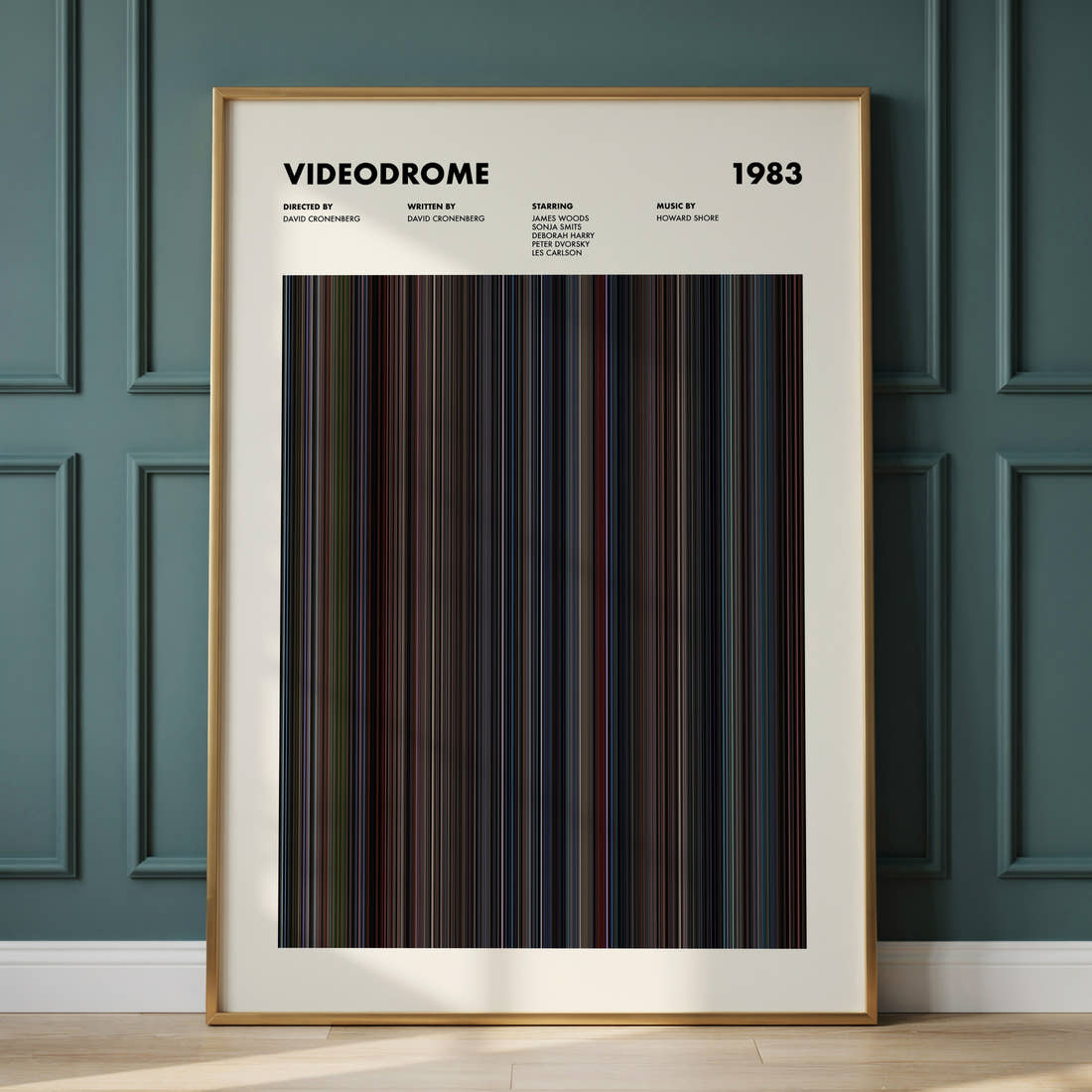 Videodrome Movie Barcode Poster