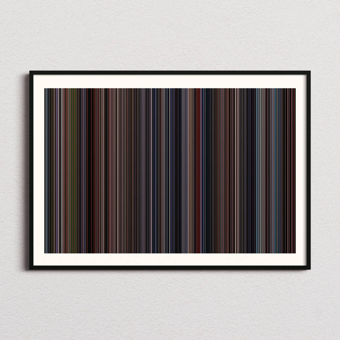 Videodrome Movie Barcode Poster - Barcode Only