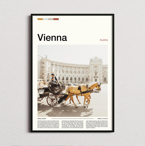 Vienna - Horse Drawn Carriage - Travel Print