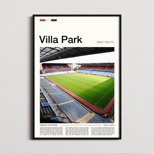 Villa Park Stadium Print