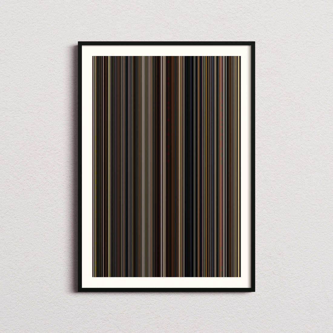 Wake Up Dead Man: A Knives Out Mystery Movie Barcode Poster - Barcode Only