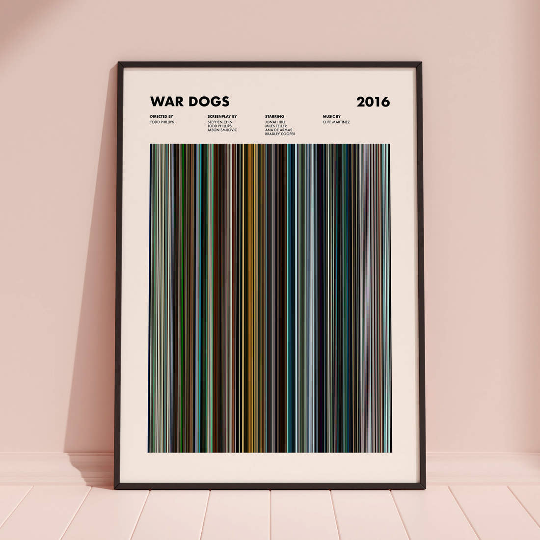 War Dogs Movie Barcode Poster
