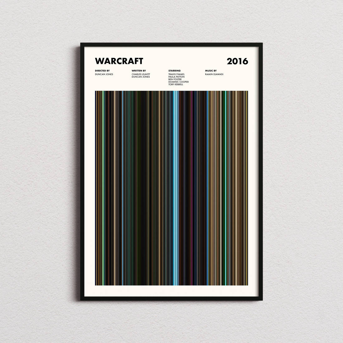 Warcraft Movie Barcode Poster