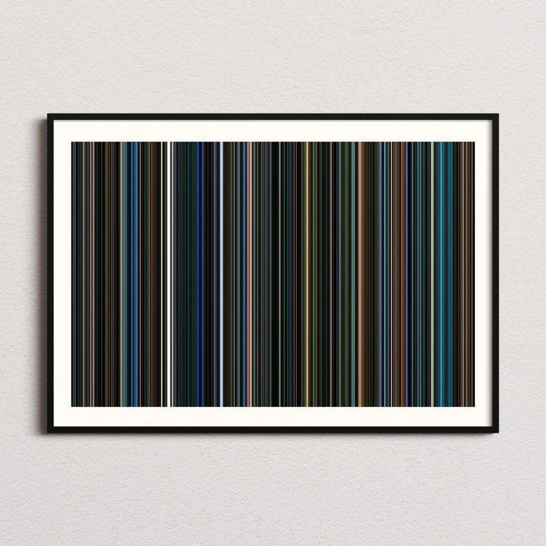 Watchmen Movie Barcode Poster - Barcode Only