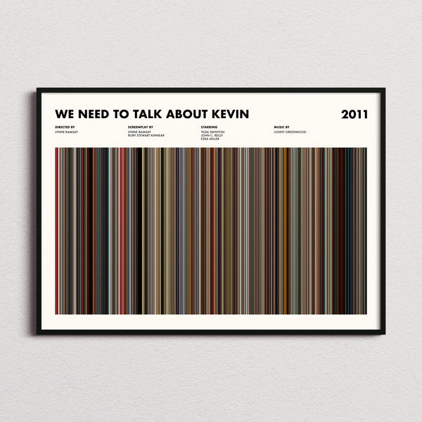 We Need to Talk About Kevin Movie Barcode Poster